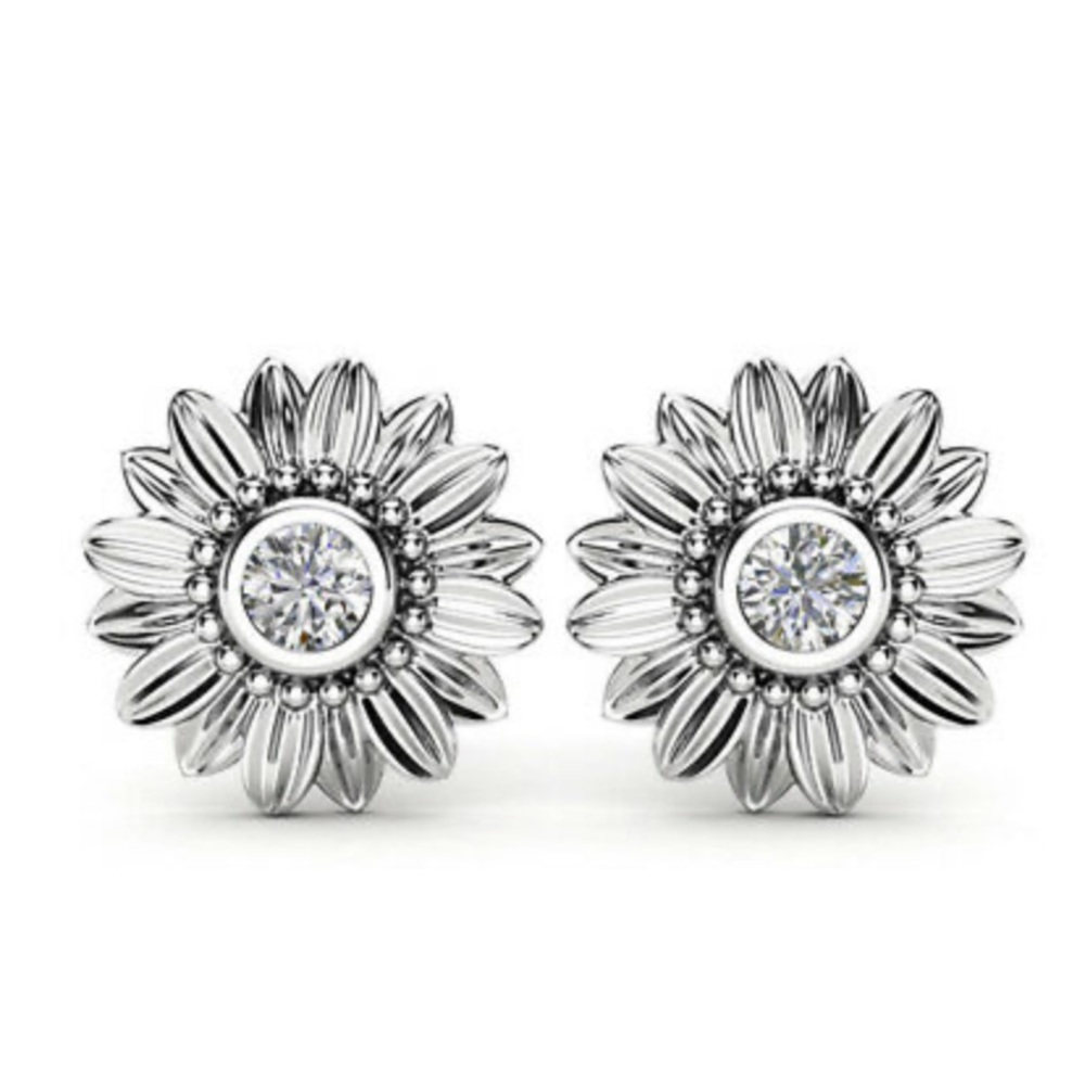 New Sterling silver stud earrings